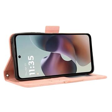 Motorola Moto G56 Kortholder Pung Etui - Pink