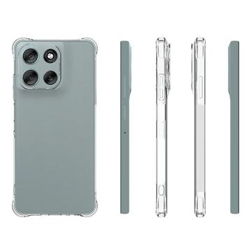 Motorola Moto G56 Stødtæt TPU Cover - Gennemsigtig
