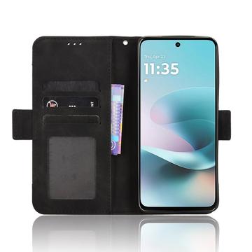 Motorola Moto G67 Power/G57 Power/G57 Kortholder Pung Etui - Sort
