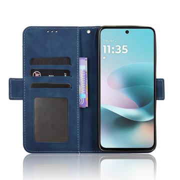 Motorola Moto G67 Power/G57 Power/G57 Kortholder Pung Etui - Blå