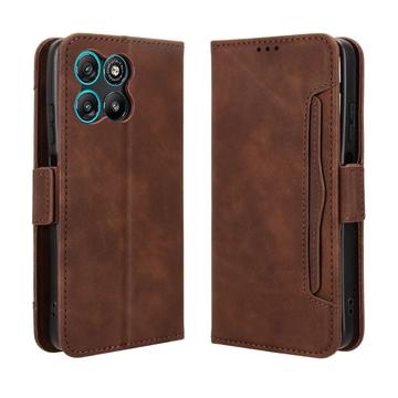 Motorola Moto G67 Power/G57 Power/G57 Kortholder Pung Etui - Brun
