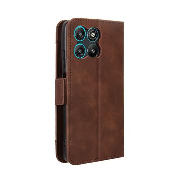 Motorola Moto G67 Power/G57 Power/G57 Kortholder Pung Etui - Brun