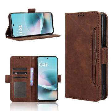 Motorola Moto G67 Power/G57 Power/G57 Kortholder Pung Etui - Brun