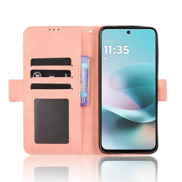 Motorola Moto G67 Power/G57 Power/G57 Kortholder Pung Etui - Pink