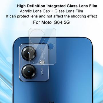 Motorola Moto G64 Imak 2-i-1 HD Kamera Linse Hærdet Glas