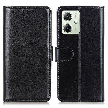 Motorola Moto G64 Pung med Magnetisk Lukning - sort