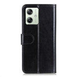 Motorola Moto G64 Pung med Magnetisk Lukning - sort