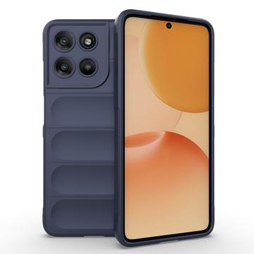 Motorola Moto G67 Power Rugged TPU Cover - Mørkeblå