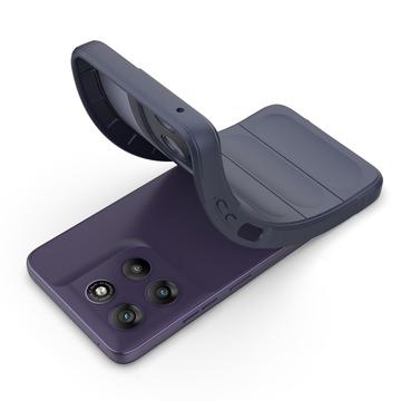Motorola Moto G67 Power Rugged TPU Cover - Mørkeblå