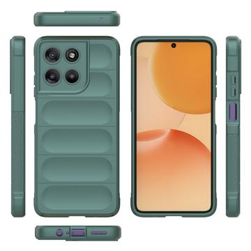 Motorola Moto G67 Power Rugged TPU Cover - Grøn