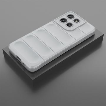 Motorola Moto G67 Power Rugged TPU Cover - Lysegrå