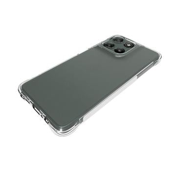 Motorola Moto G67 Power Stødsikkert Silikone Cover - Gennemsigtig