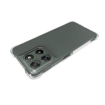 Motorola Moto G67 Power Stødsikkert Silikone Cover - Gennemsigtig