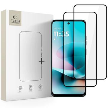 Motorola Moto G67 Power/G57 Power/G57 Tech-Protect Glass Fit+ Skærmbeskyttelse Hærdet Glas - 2 stk. - Klar