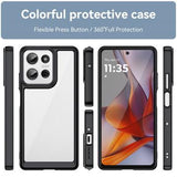 Motorola Moto G75 Anti-Shock Hybrid Cover - Sort