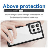 Motorola Moto G75 Anti-Shock Hybrid Cover - Sort