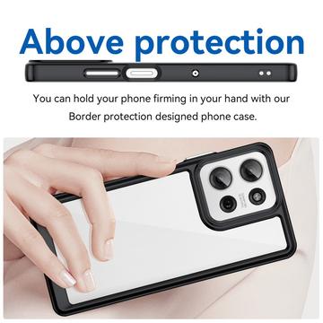 Motorola Moto G75 Anti-Shock Hybrid Cover - Sort