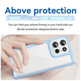 Motorola Moto G75 Anti-Shock Hybrid Cover - Blå