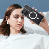 Motorola Moto G75 Hybrid Cover - MagSafe Kompatibel - Gennemsigtig