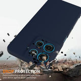 Motorola Moto G75 Liquid Silikone Cover - MagSafe Kompatibel - Mørkeblå