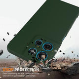 Motorola Moto G75 Liquid Silikone Cover - MagSafe Kompatibel - Mørkegrøn