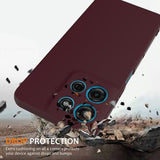 Motorola Moto G75 Liquid Silikone Cover - MagSafe Kompatibel - Vinrød