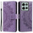 Motorola Moto G75 Mandala Series Etui med Pung - Lilla