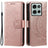 Motorola Moto G75 Mandala Series Etui med Pung - Rødguld