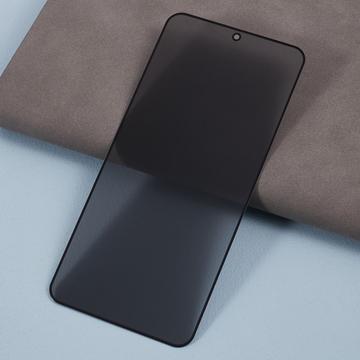 Motorola Moto G77 Privacy Full Cover Skærmbeskytter Hærdet Glas - Sort Kant