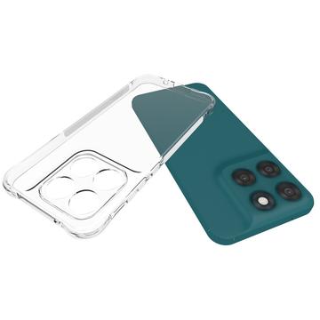 Motorola Moto G77/G67 Stødsikkert Silikone Cover - Gennemsigtig
