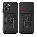 Motorola Moto G77/G67 Tech-Protect CamShield Pro Cover - sort