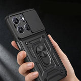 Motorola Moto G77/G67 Tech-Protect CamShield Pro Cover - sort