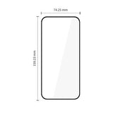 Motorola Moto G77/G67 Tech-Protect Glass Fit+ Skærmbeskyttelse Hærdet Glas - 2 stk. - Sort