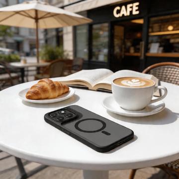 Motorola Moto G77/G67 Tech-Protect Magmat Cover - MagSafe Kompatibel - Mat Sort