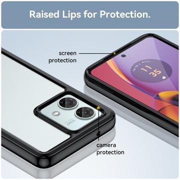 Motorola Moto G84 Anti-Shock Hybrid Cover - Sort