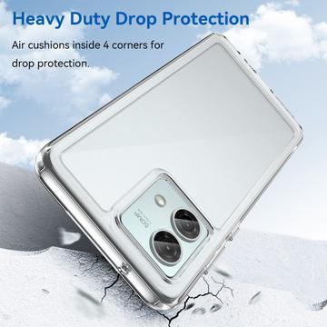 Motorola Moto G84 Anti-Shock Hybrid Cover - Gennemsigtig