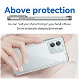 Motorola Moto G84 Anti-Shock Hybrid Cover - Gennemsigtig