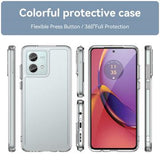 Motorola Moto G84 Anti-Shock Hybrid Cover - Gennemsigtig