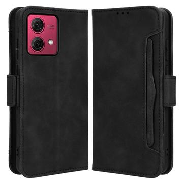 Motorola Moto G84 Pung Cover med Kortholder - Sort