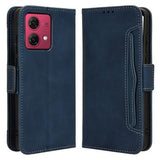 Motorola Moto G84 Pung Cover med Kortholder - Blå