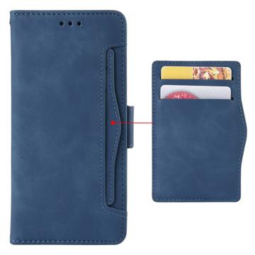 Motorola Moto G84 Pung Cover med Kortholder - Blå