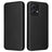Motorola Moto G84 Flip Cover - Karbonfiber - Sort