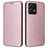 Motorola Moto G84 Flip Cover - Karbonfiber - Rødguld