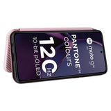 Motorola Moto G84 Flip Cover - Karbonfiber - Rødguld