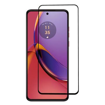 Motorola Moto G84 Skærmbeskyttelse Hærdet Glas - Full Fit - Sort Kant