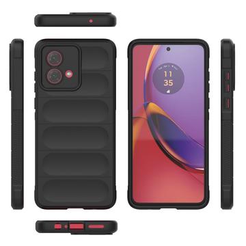 Motorola Moto G84 Rugged Series TPU Cover - Sort