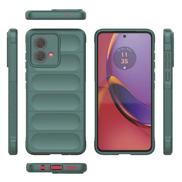 Motorola Moto G84 Rugged Series TPU Cover - Grøn