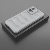Motorola Moto G84 Rugged Series TPU Cover - Lysegrå