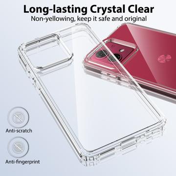 Motorola Moto G84 Ridsefast Hybrid Cover - Gennemsigtig