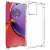 Motorola Moto G84 Stødsikkert TPU Cover - Gennemsigtig